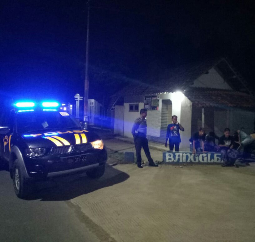 Polsek Nalumsari, Himbau Pemuda Tidak Berkerumun Guna Cegah Penularan Covid-19