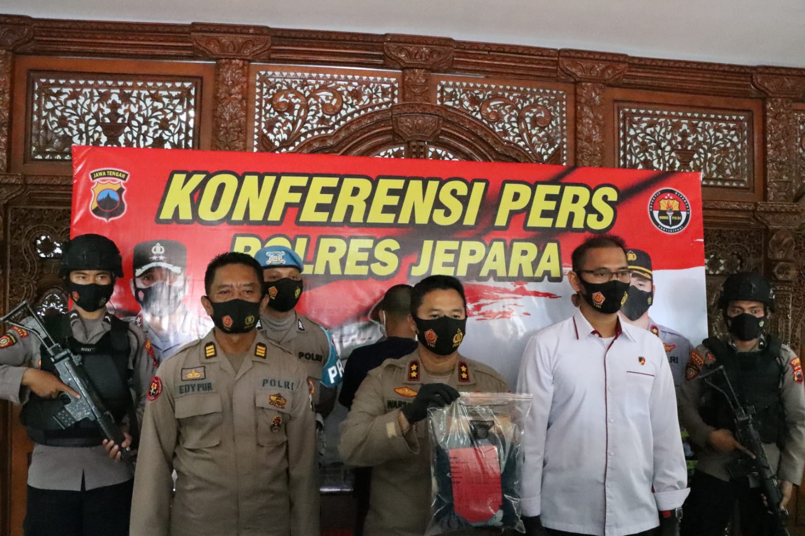 Polres Jepara Berhasil Ringkus Pelaku Pencabulan Terhadap Anak Kandungnya Sendiri