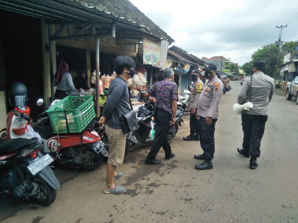 Antisipasi Gelombang Baru Covid-19, Polsek Bangsri Rutin Gelar Pendisiplinan Prokes