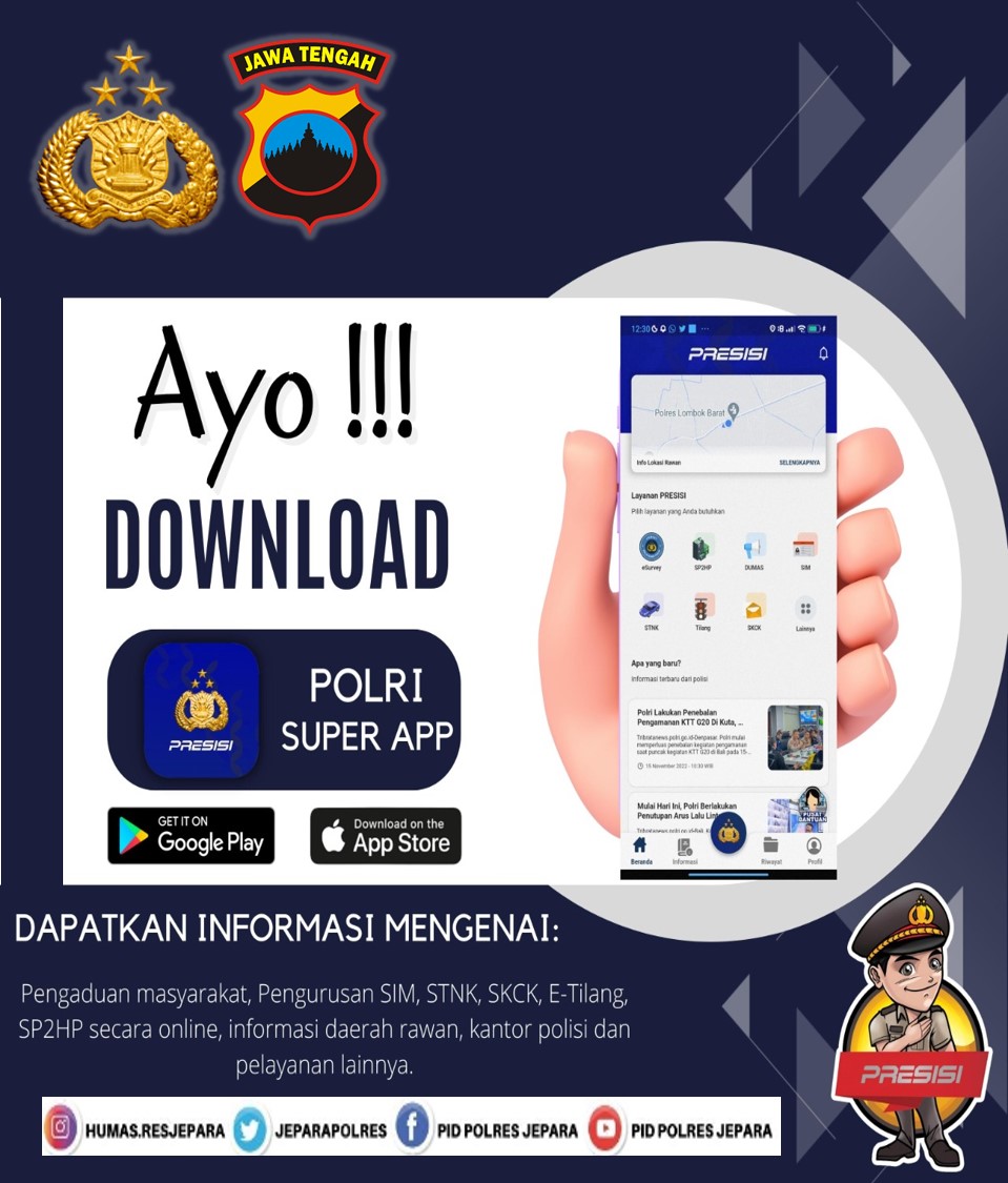 Cara Gampang Masyarakat Akses Layanan Polri melalui Aplikasi Super Apps