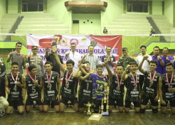 Menang Atas Javanesia Lebak, Podamas Bulungan Juarai Turnamen Bola Voli Kapolres Jepara Cup 2023