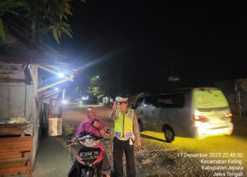 Cegah Kriminal, Polsek Keling Tingkatkan Patroli Malam