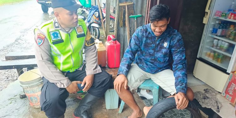 Jaga Kamtibmas, Bhabinkamtibmas Polsek Bangsri Lakukan Sambang Warga Binaan