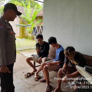 Ops Bina Kusuma Candi 2023, Polsek Donorojo Laksanakan Himbauan Kepada Para Pemuda
